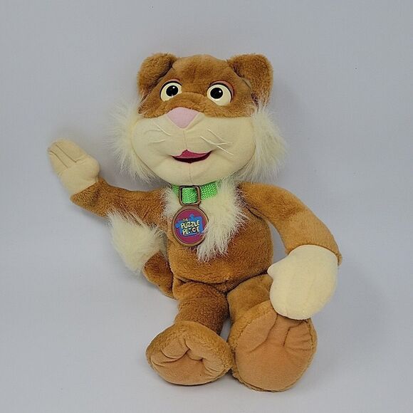 Fisher-Price Other - Vintage Fisher Price Plush The Puzzle Place Sizzle The Cat Plush 14” 1994